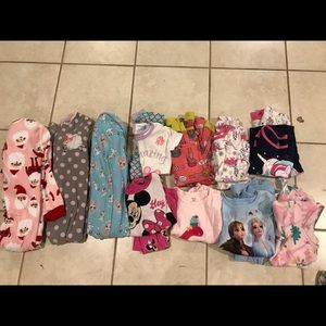 Girls 4T Pajama Lot